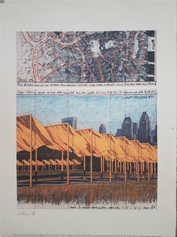 Christo 2003 The Gates, Project for Central Park, New York City 1996